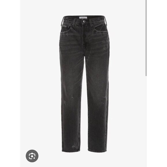 Pistola Denim - Pistola Jeans Womens 30 Black Charlie High Rise Classic Straight Crop Ankle $148